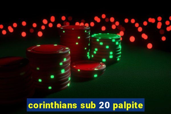 corinthians sub 20 palpite